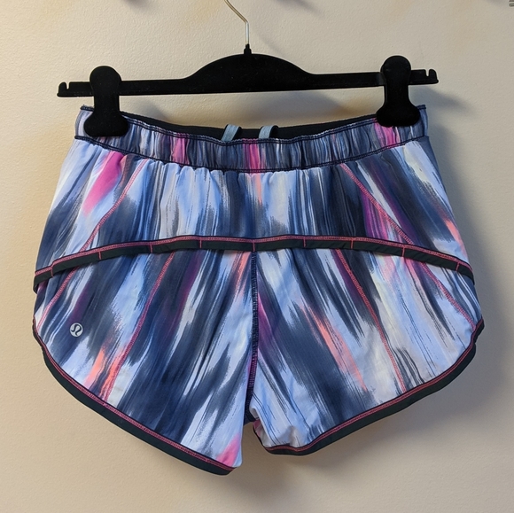 Lululemon Run Roll Down Short Mirage Deep Indigo 4 - Picture 5 of 5